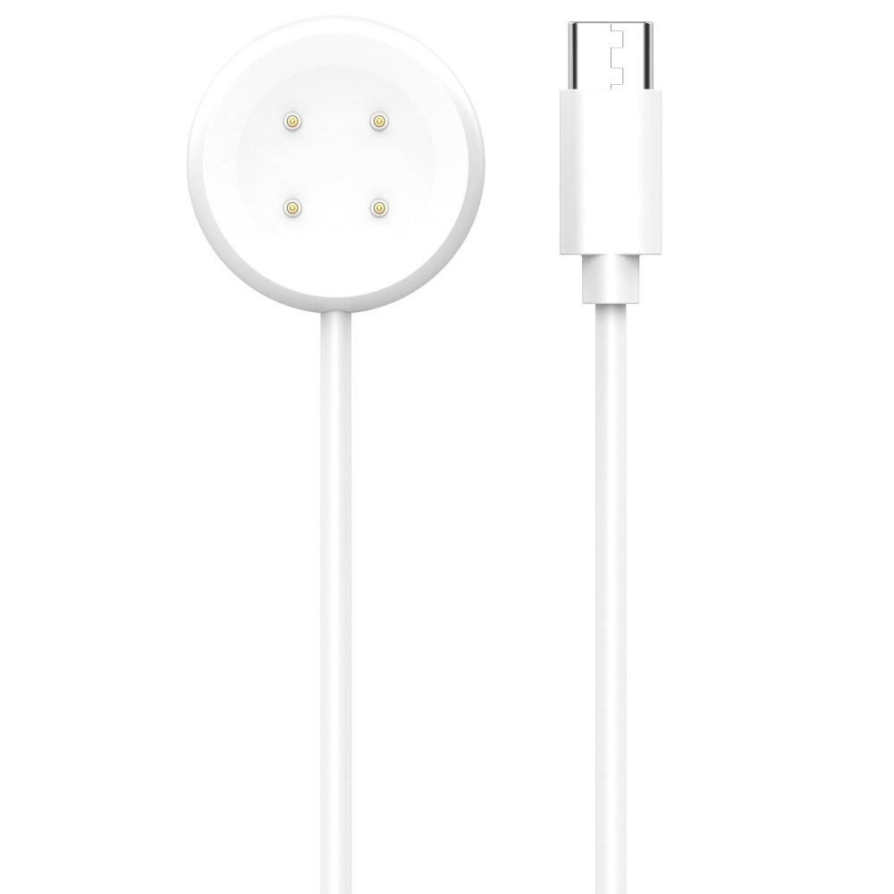 Google Pixel Watch 3 45mm Magnetisk opladningskabel USB-C 1m, Hvid