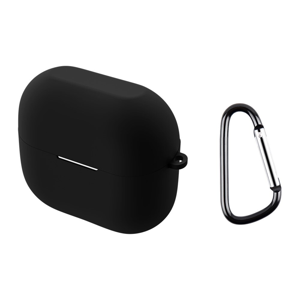 Samsung Galaxy Buds 3 Pro Silikonecover + karabinhage, Hvid