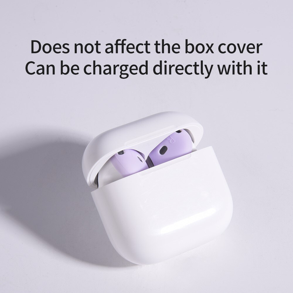 Apple AirPods 4 Ear Pads i silikone, Sort