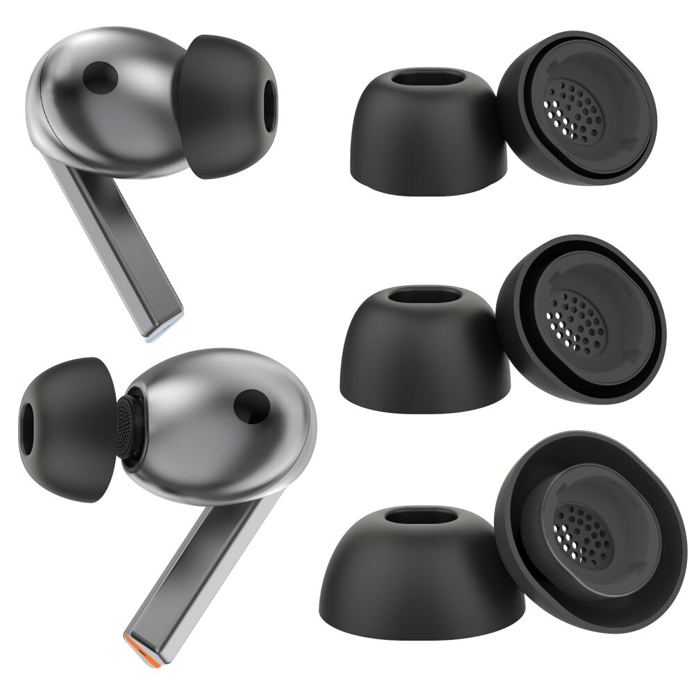 Samsung Galaxy Buds 3 Pro 3-pak silikone Ear Tips, Sort