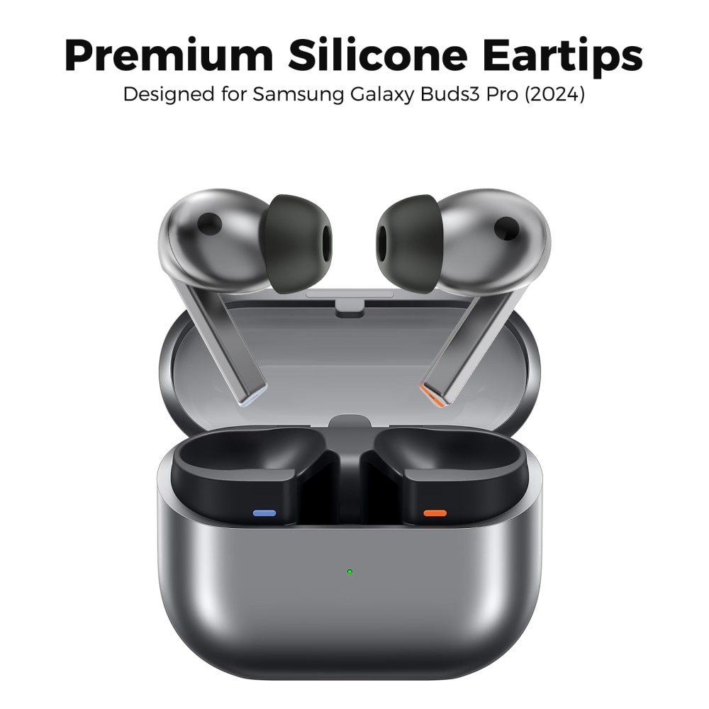 Samsung Galaxy Buds 3 Pro 3-pak silikone Ear Tips, Sort