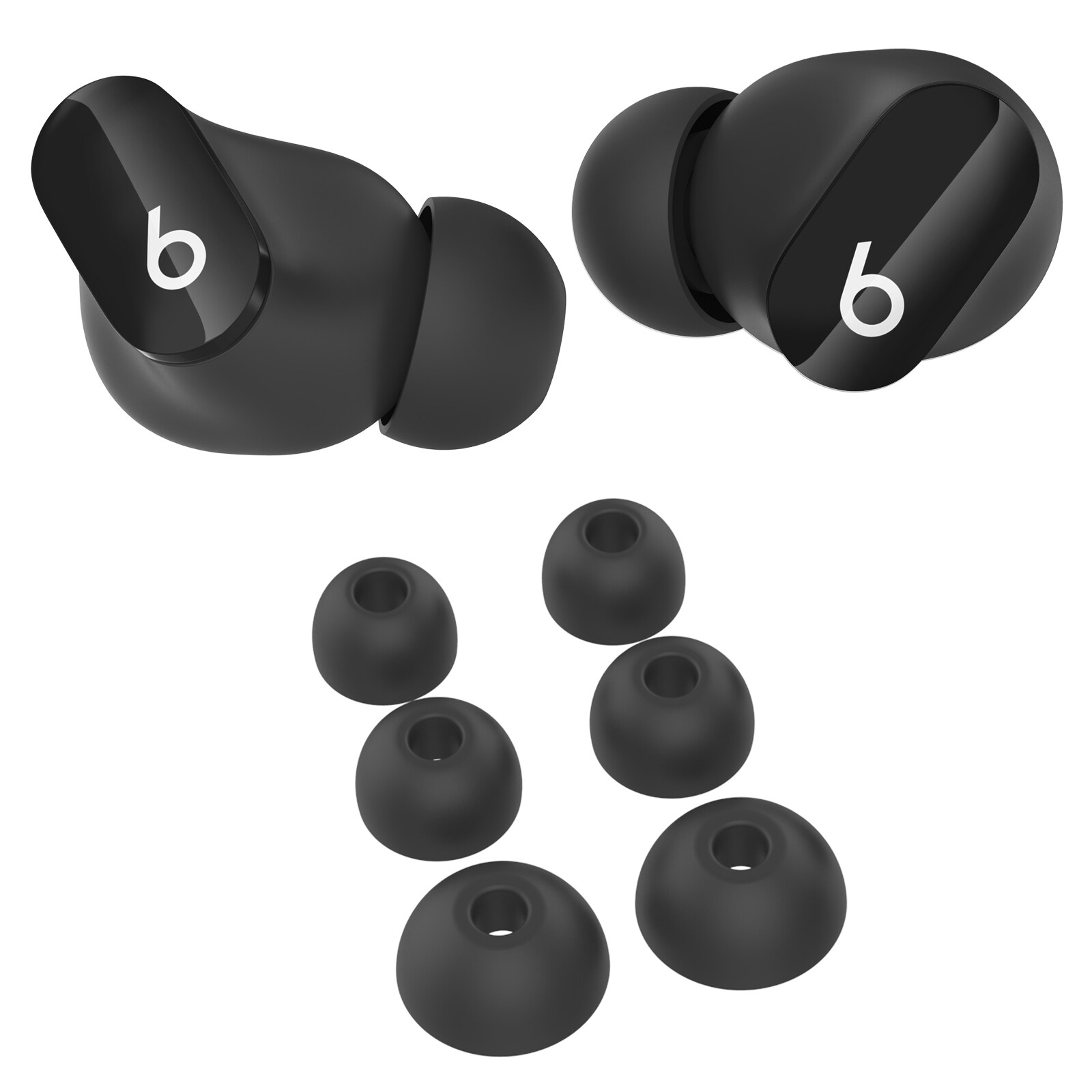 Beats Studio Buds 3-pak silikone Ear Tips, Sort