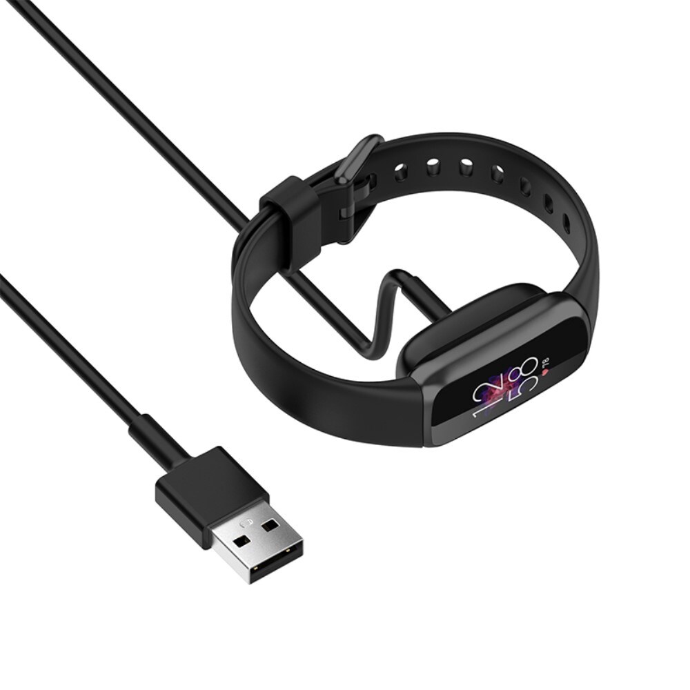 Fitbit Charge 6 Magnetisk opladningskabel 1m, Sort