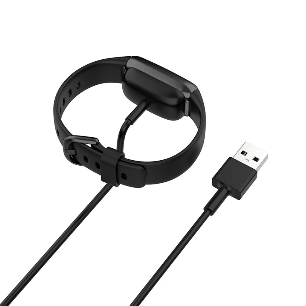 Fitbit Charge 6 Magnetisk opladningskabel 1m, Sort
