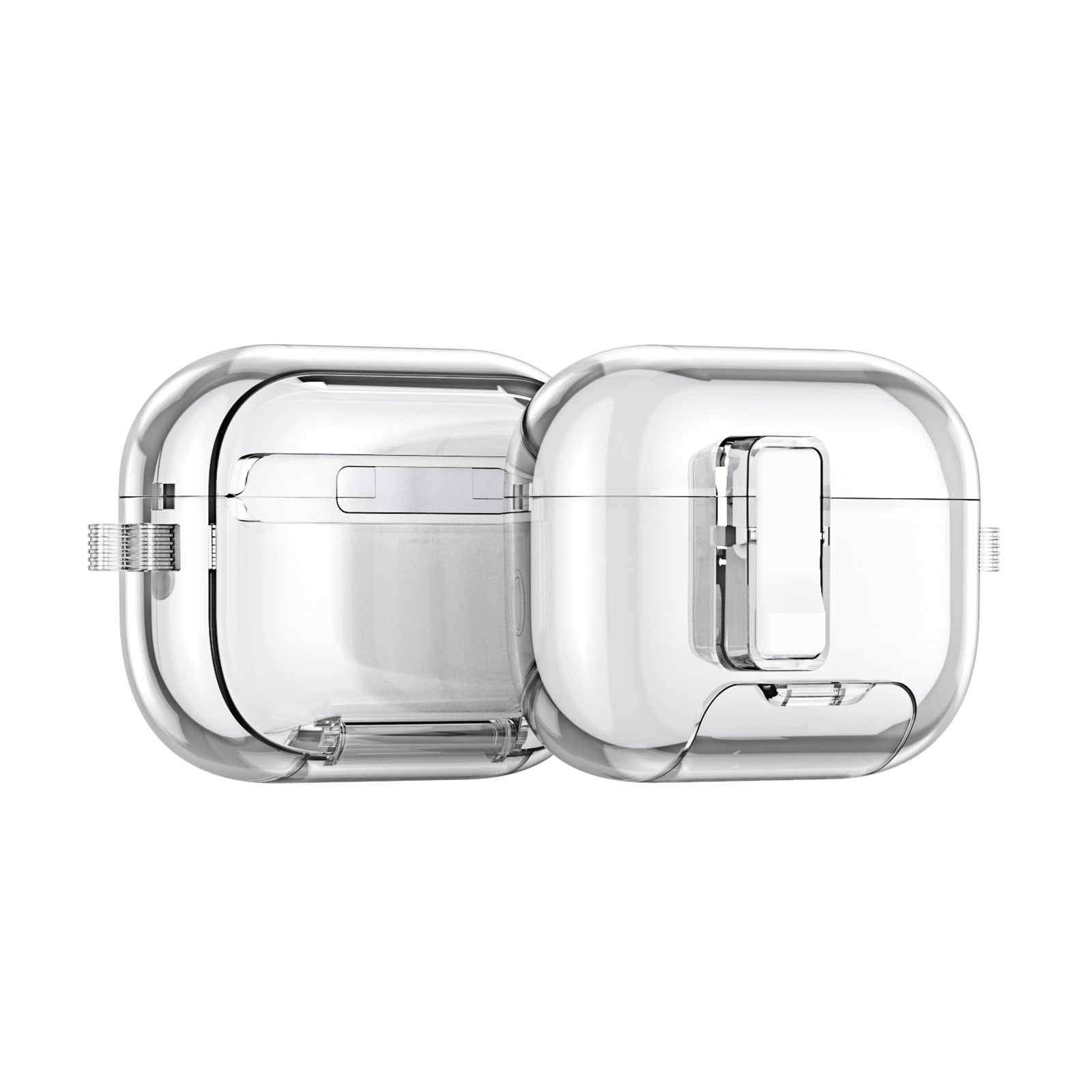 Apple AirPods Pro 3 Etui med karabinhage og stativfunktion, Gennemsigtig