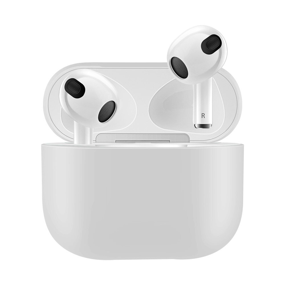 Apple AirPods 3 Tyndt silikonecover, Hvid