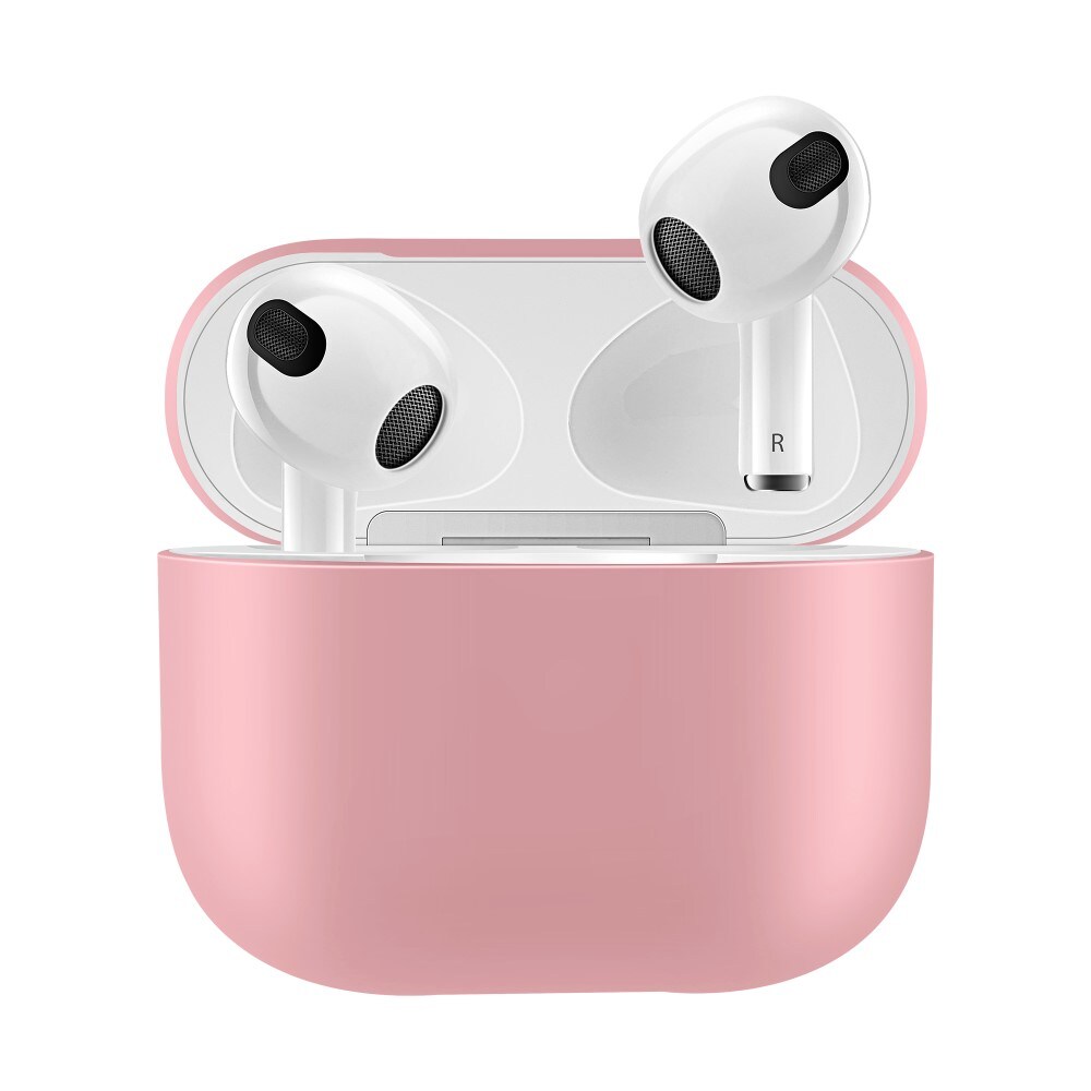 Apple AirPods 3 Tyndt silikonecover, Lyserød