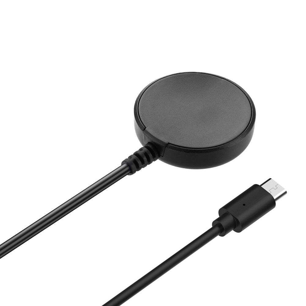 Samsung Galaxy Watch 4 44mm Magnetisk opladningskabel USB-C 1m, Sort