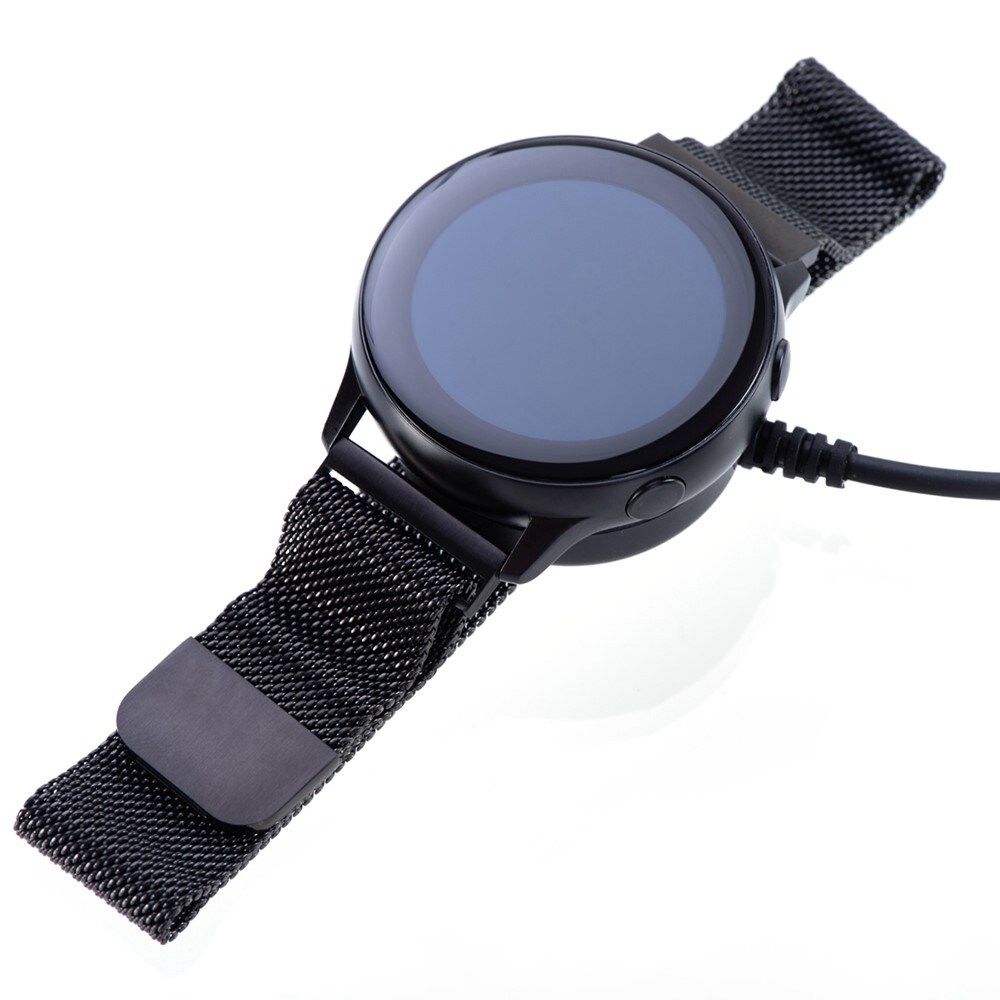Samsung Galaxy Watch 4 44mm Magnetisk opladningskabel USB-C 1m, Sort