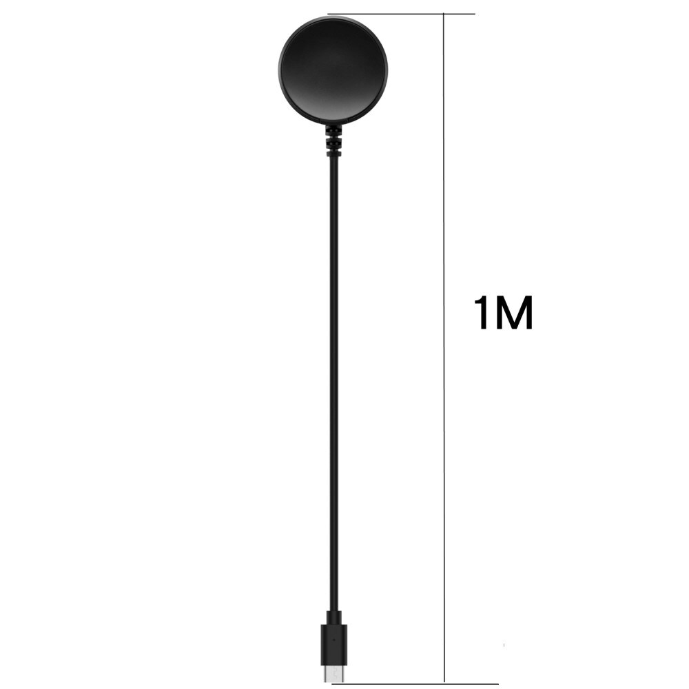 Samsung Galaxy Watch 4 44mm Magnetisk opladningskabel USB-C 1m, Sort