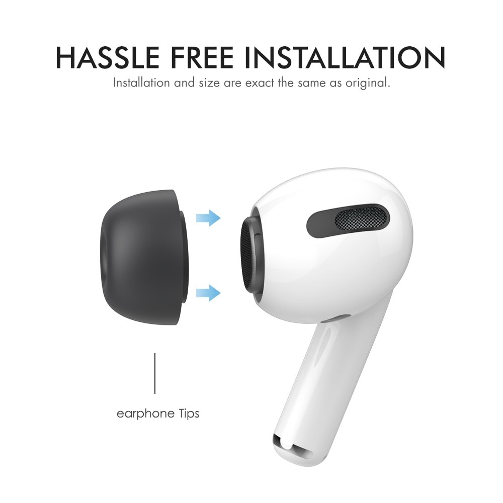 Apple AirPods Pro 2 Ear Tips - str. S, Sort