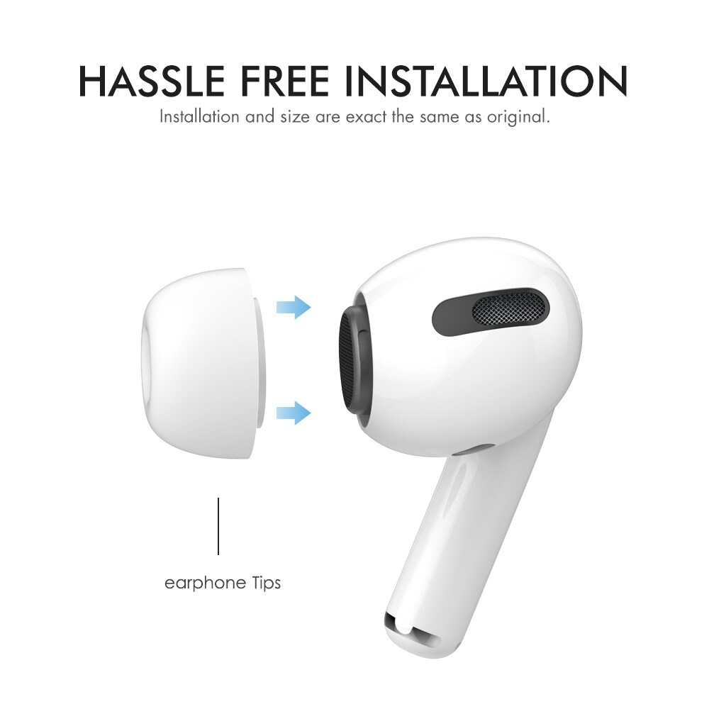 Apple AirPods Pro 2 Ear Tips - str. S, Hvid