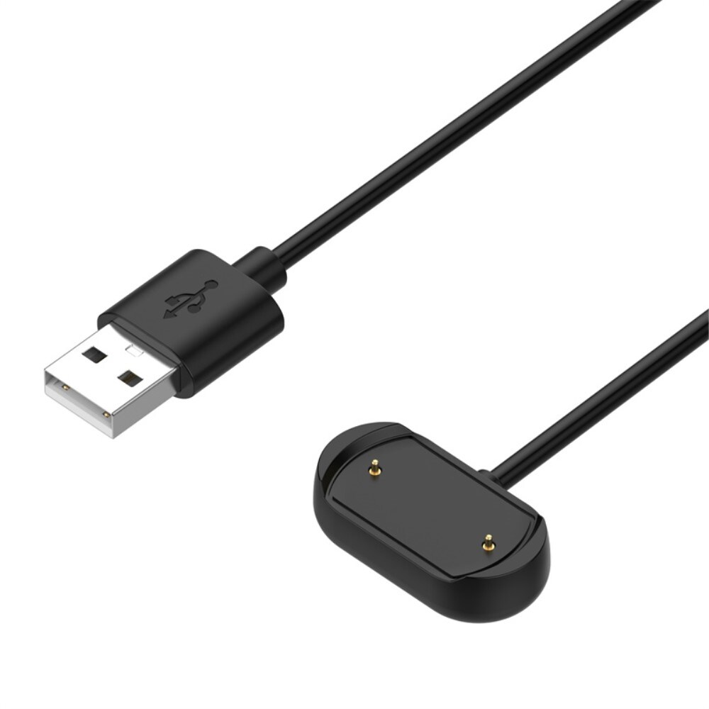 Amazfit GTS 3 Magnetisk opladningskabel 1m, Sort