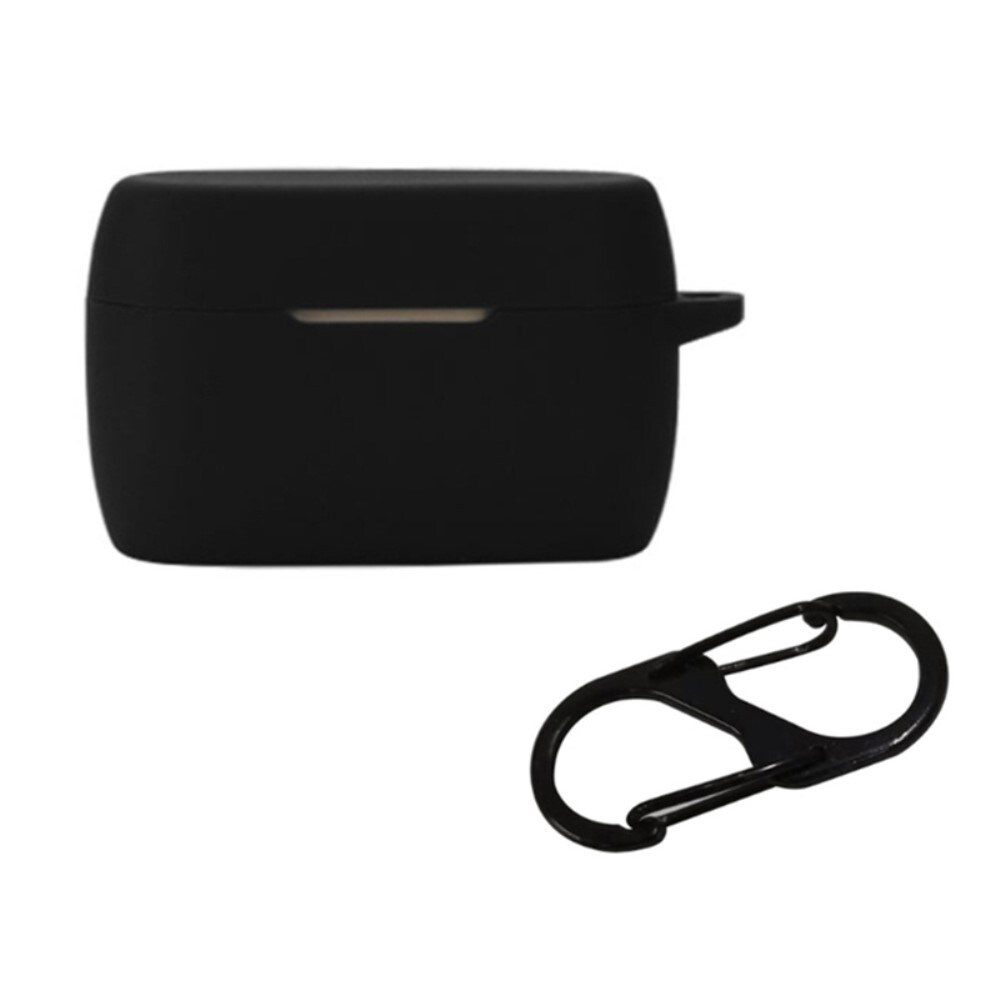 Jabra Elite 5 Silikonecover + karabinhage, Sort