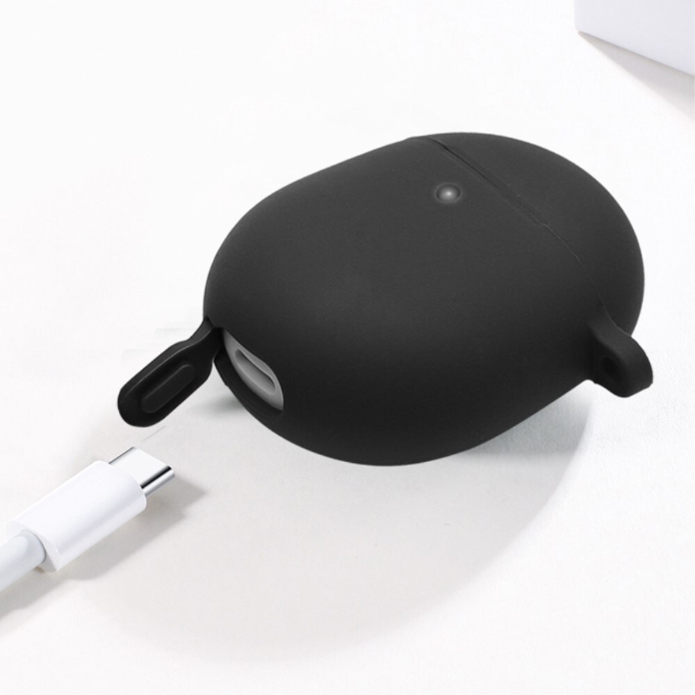 Google Pixel Buds Pro Silikonecover + karabinhage, Sort