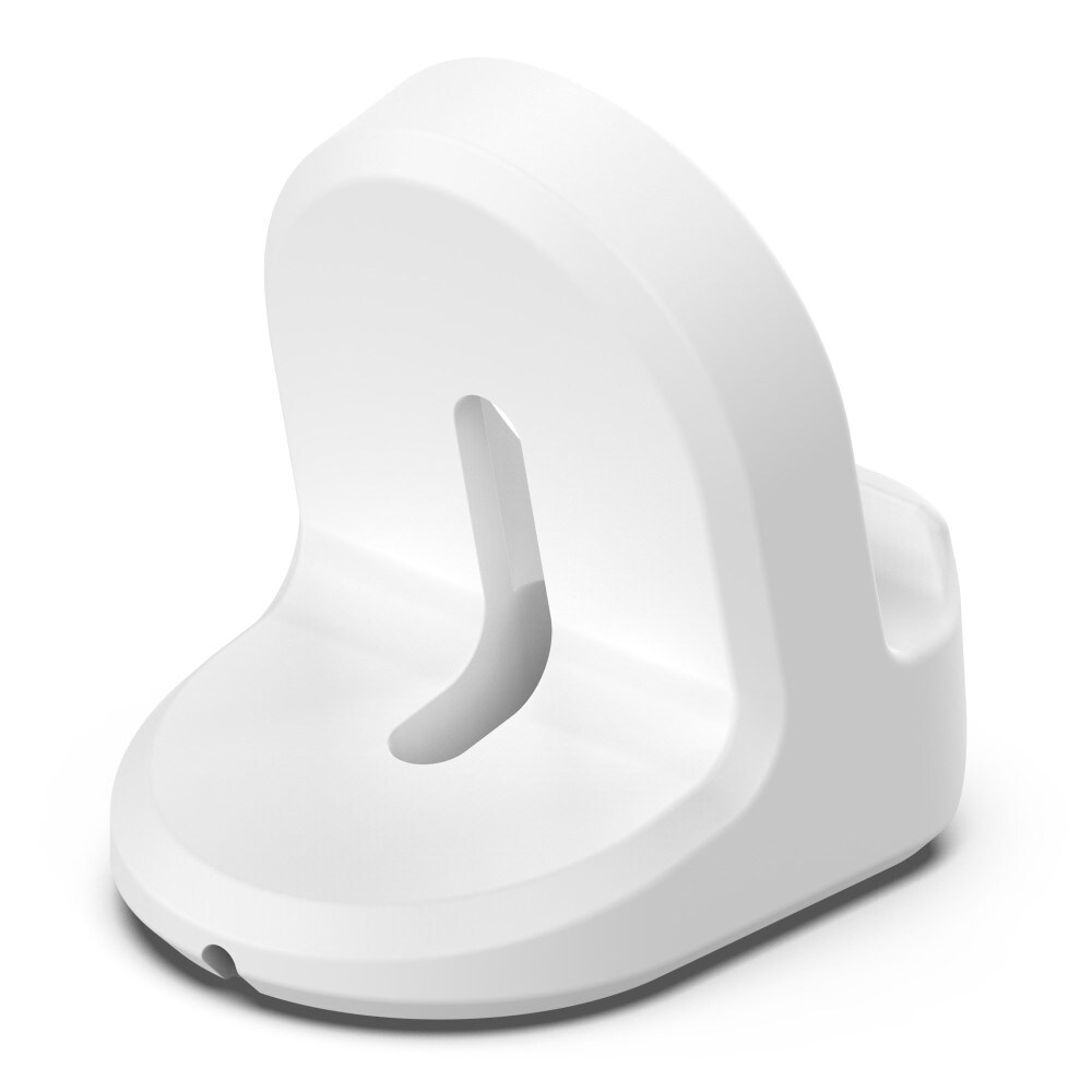 Google Pixel Watch Opladningsstander i silikone, Hvid