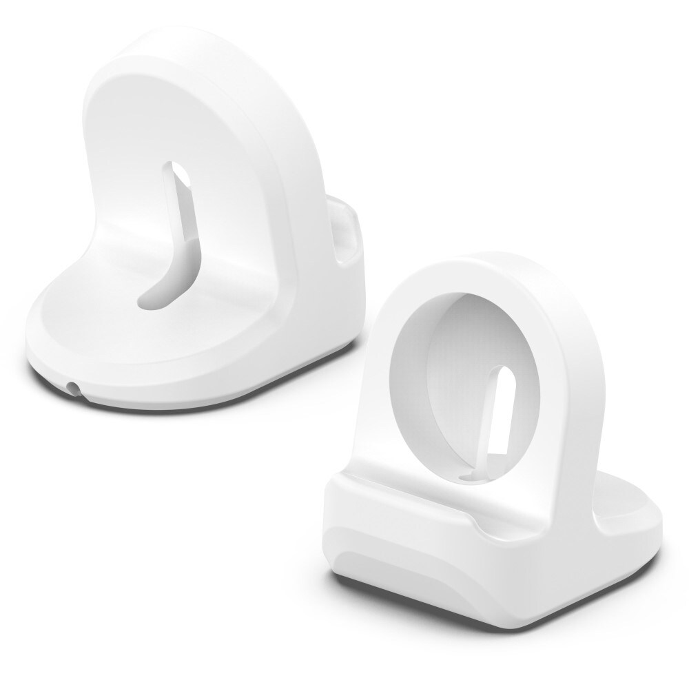 Google Pixel Watch Opladningsstander i silikone, Hvid