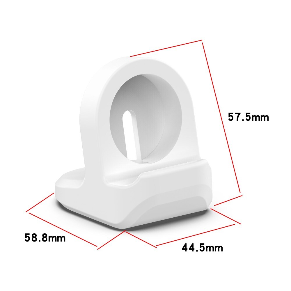 Google Pixel Watch Opladningsstander i silikone, Hvid