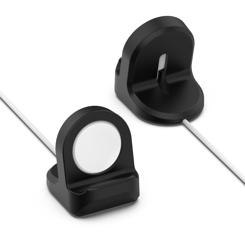 Google Pixel Watch Opladningsstander i silikone, Sort
