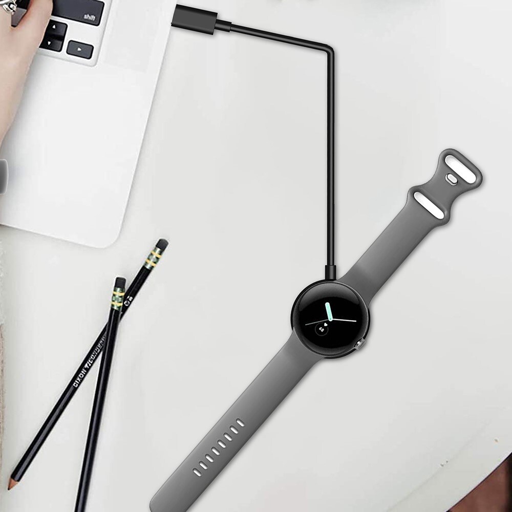 Google Pixel Watch Magnetisk opladningskabel USB-C 1m, Hvid
