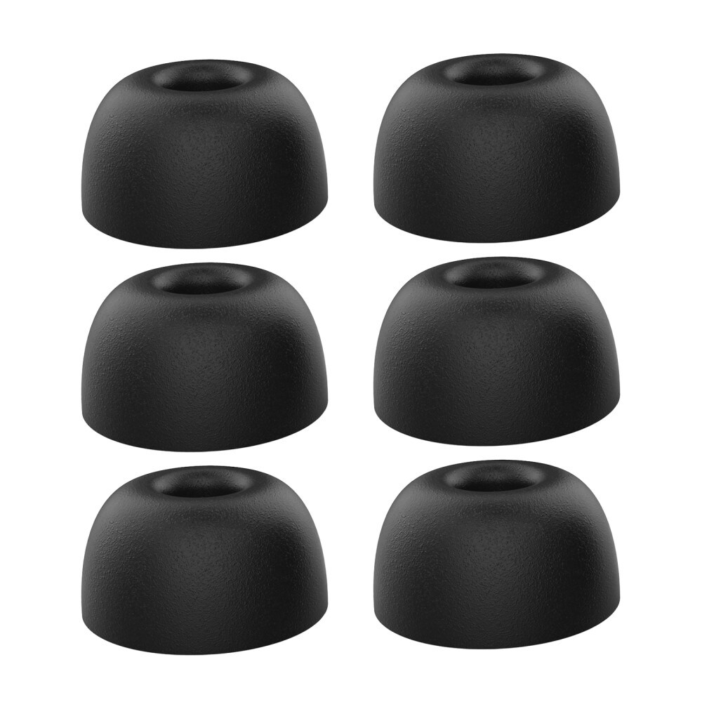 Apple AirPods Pro (3-pak) Ear Tips i memory foam - str. M, Sort