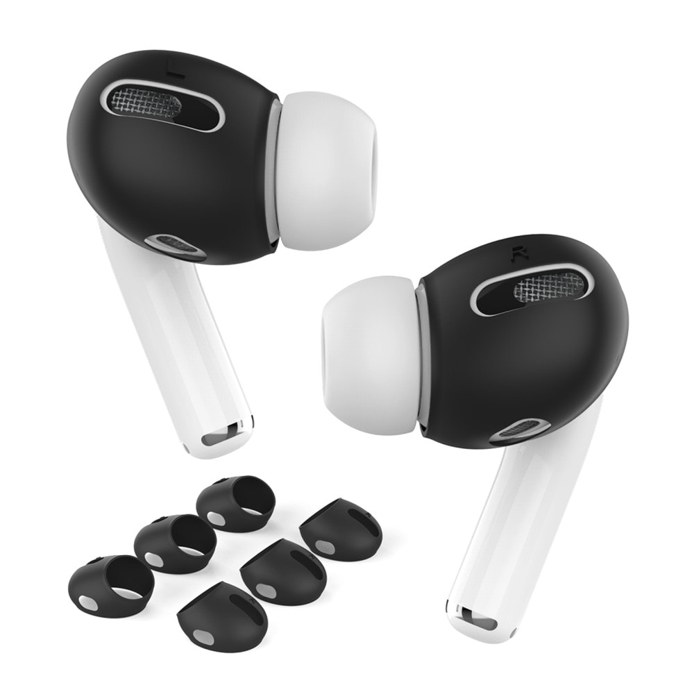 Apple AirPods Pro 3-pak Ear Pads i silikone, Sort