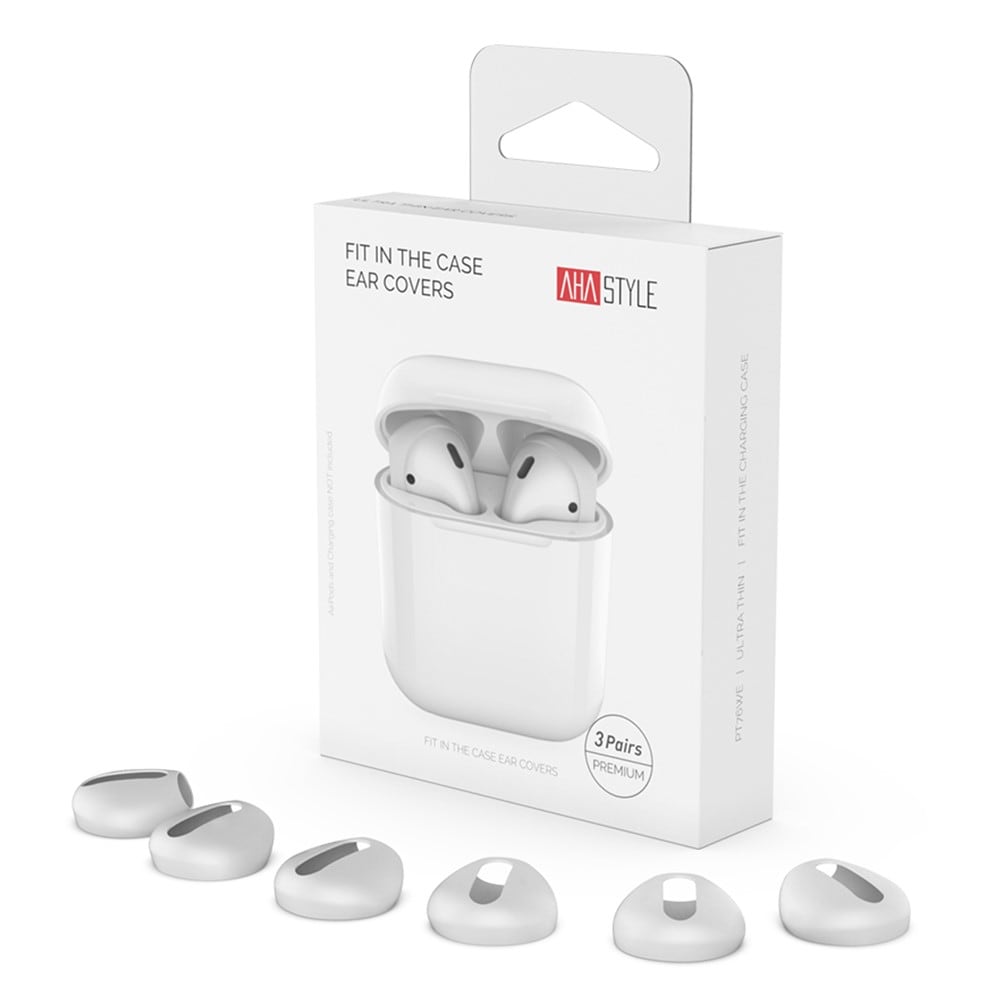 Apple AirPods 3-pak Ear Pads i silikone, Hvid