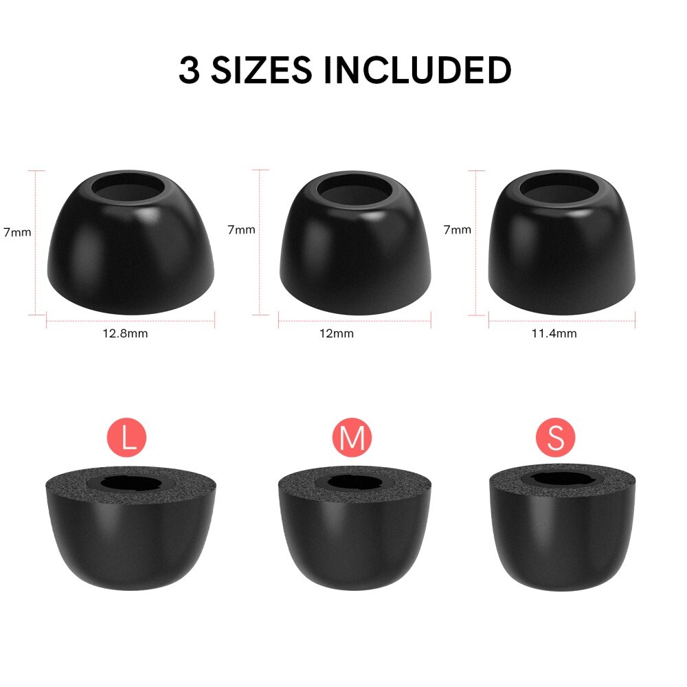 Samsung Galaxy Buds 2 Pro Ear Tips i memory foam - str. S/M/L