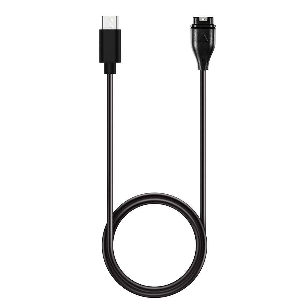 Garmin Fenix 7S Pro Opladningskabel USB-C 1m Sort