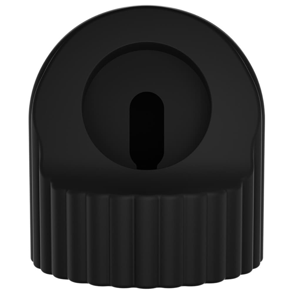 Apple Watch Opladningsstativ i bølget silikone, Sort