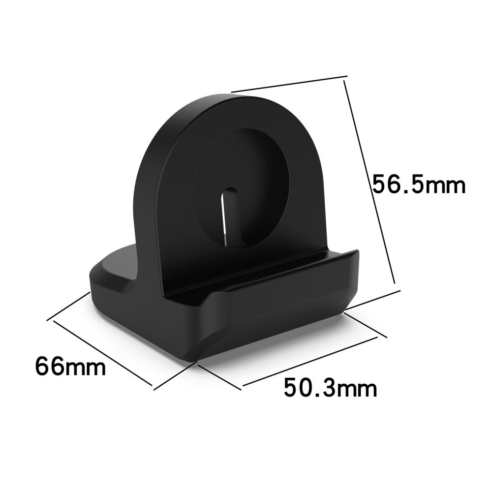 Google Pixel Watch 3 41mm Opladningsstander i silikone, Sort