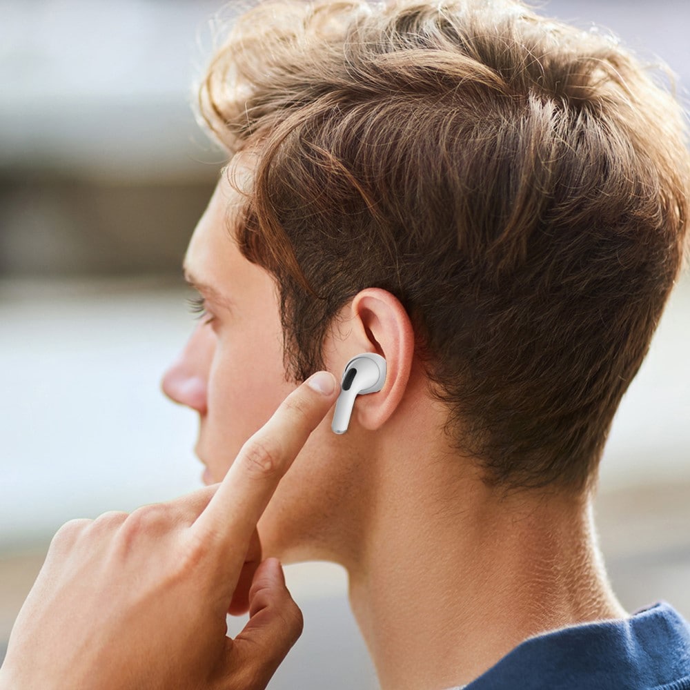 Apple AirPods Pro 2 Ear Pads i silikone, Hvid