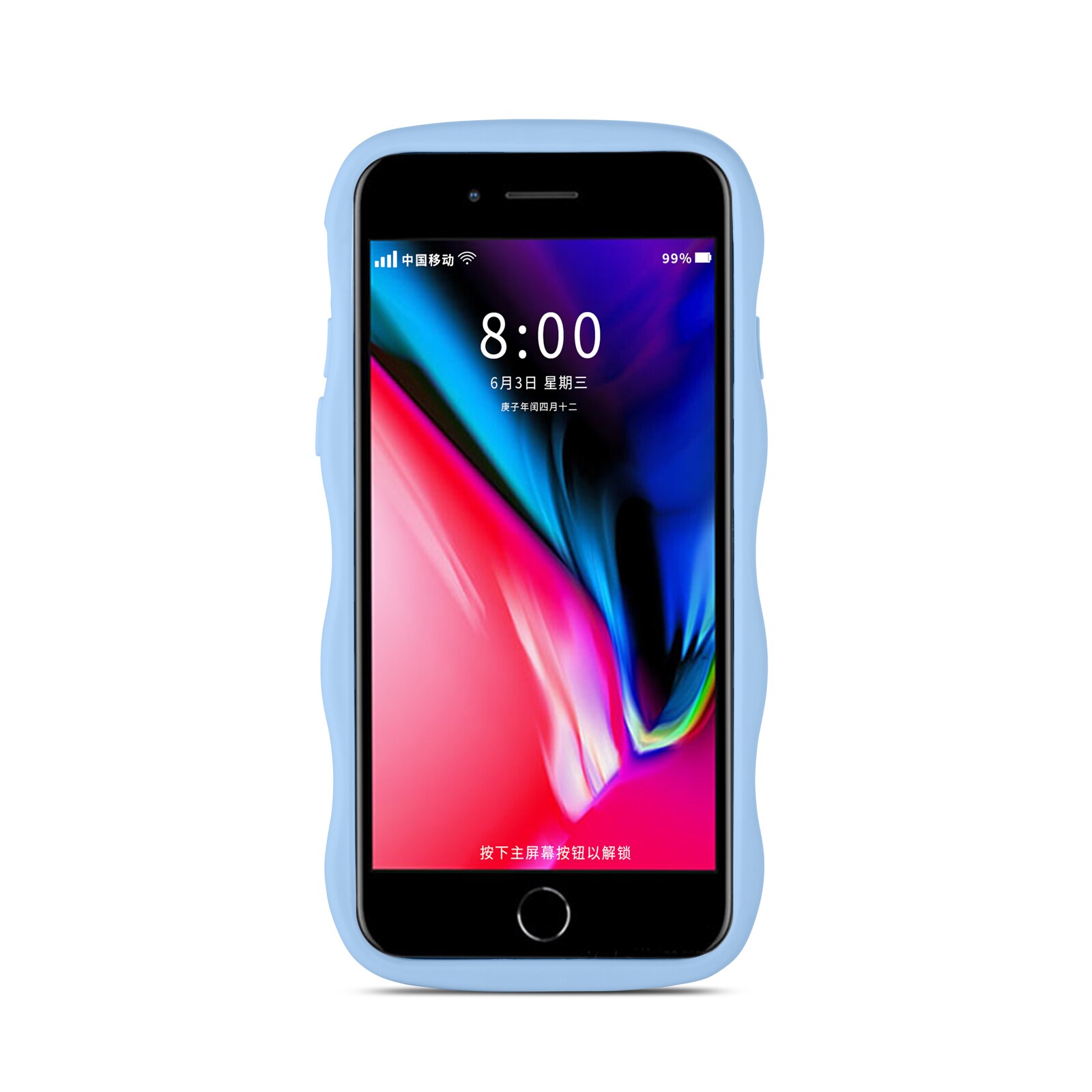 iPhone 8 The Wave Case, Blå