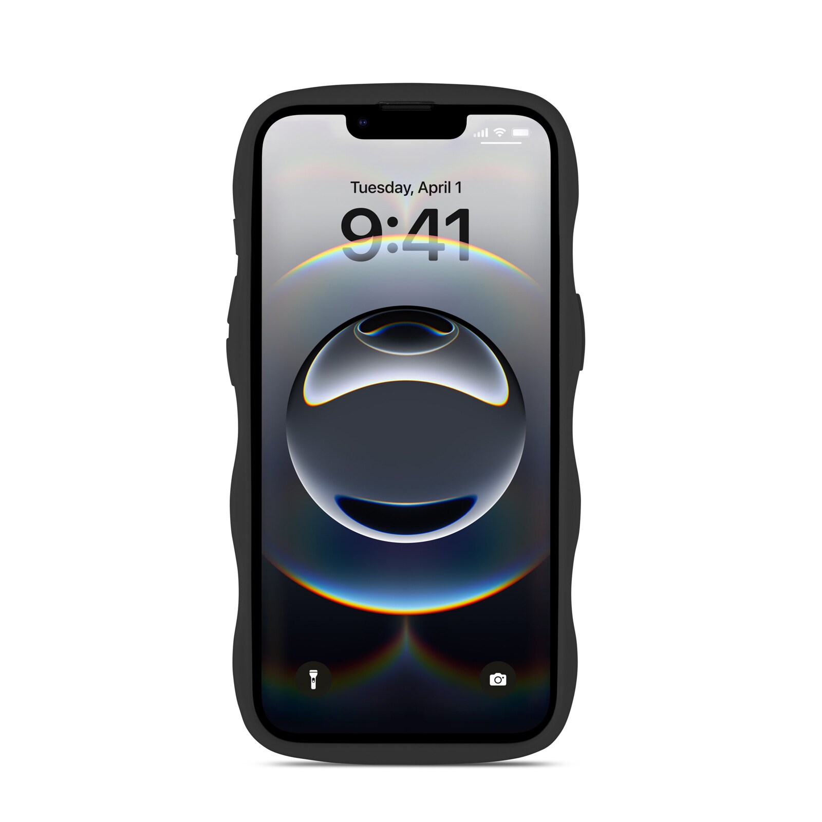 iPhone 16e The Wave Magnetic Case, Sort