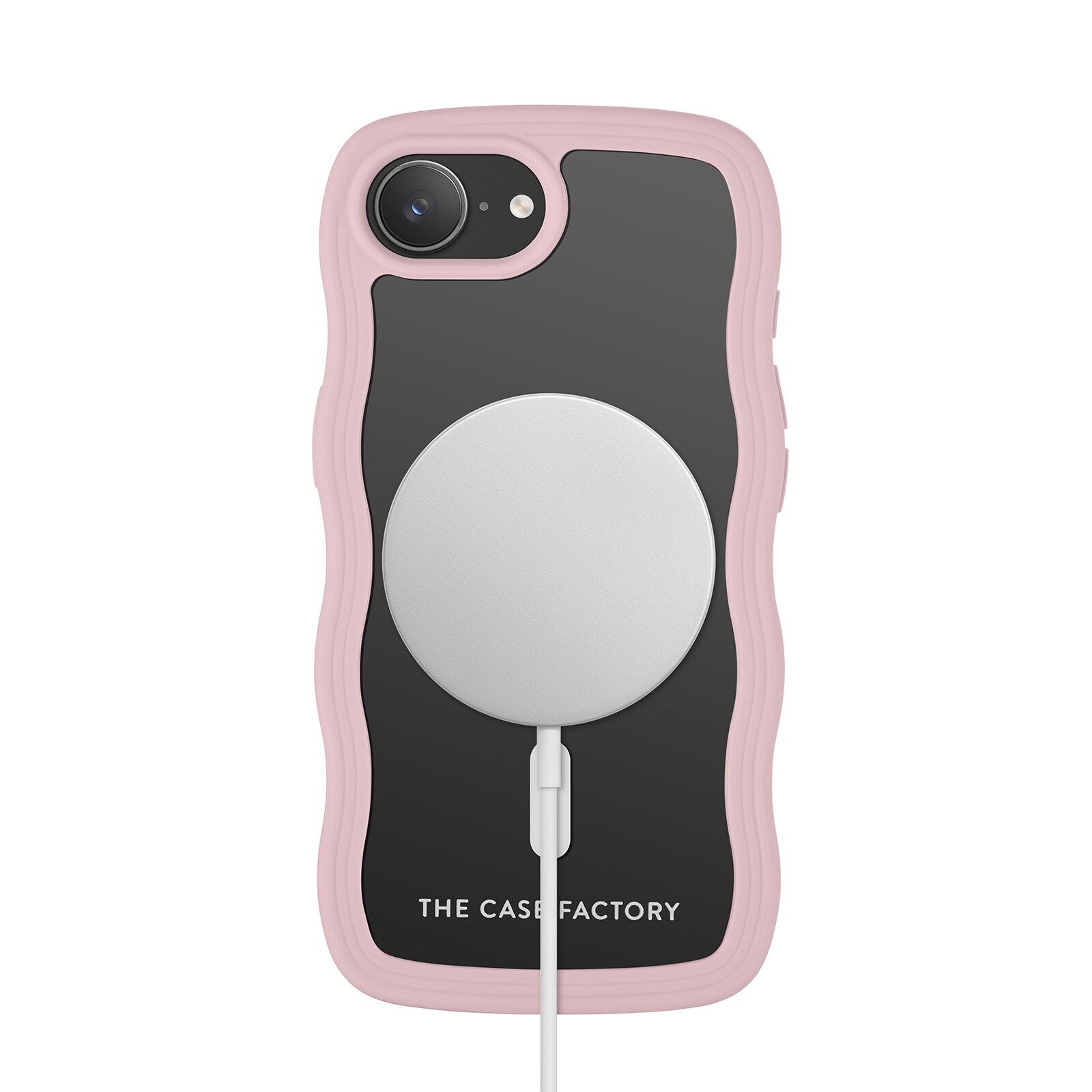 iPhone 16e The Wave Magnetic Case, Lyserød