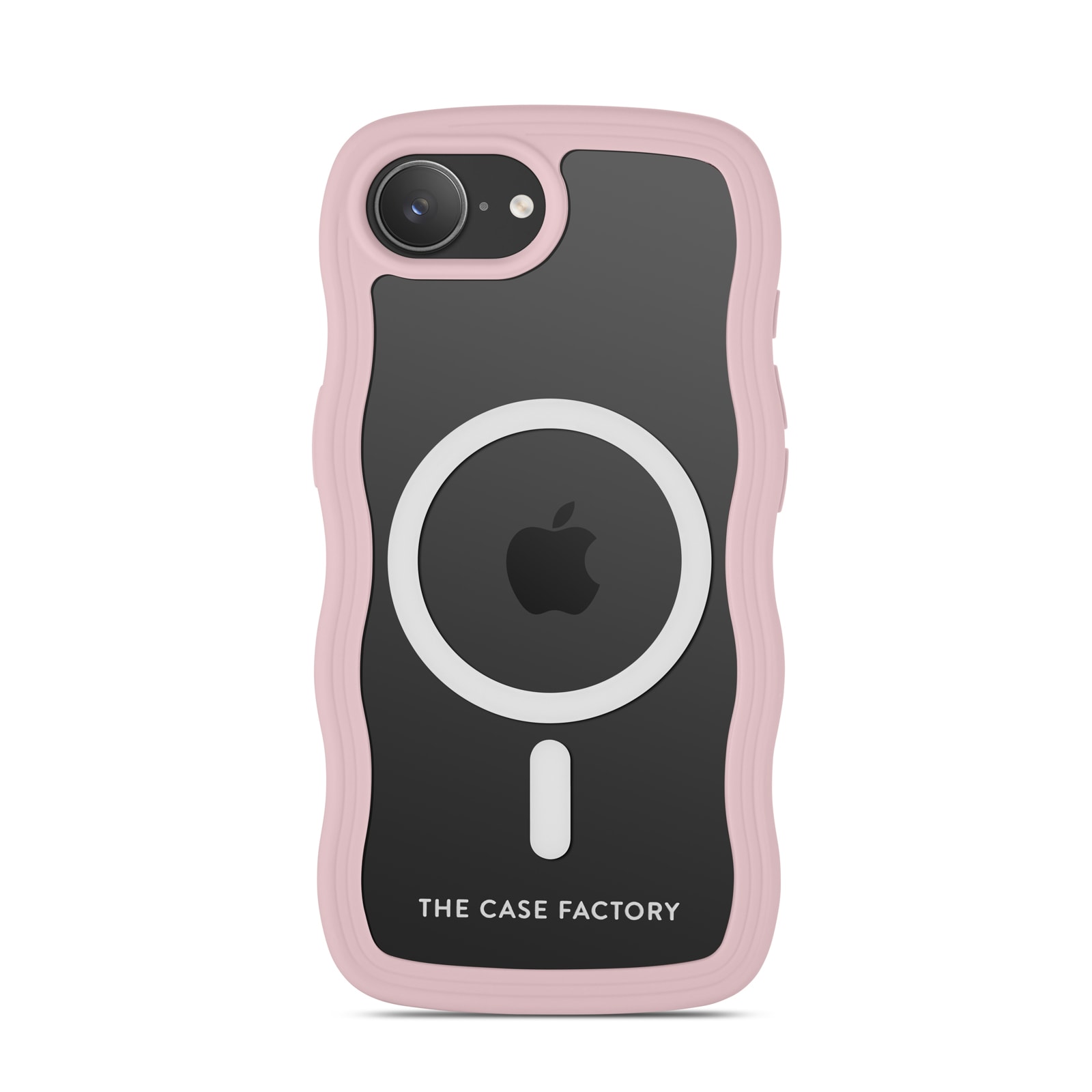 iPhone 16e The Wave Magnetic Case, Lyserød