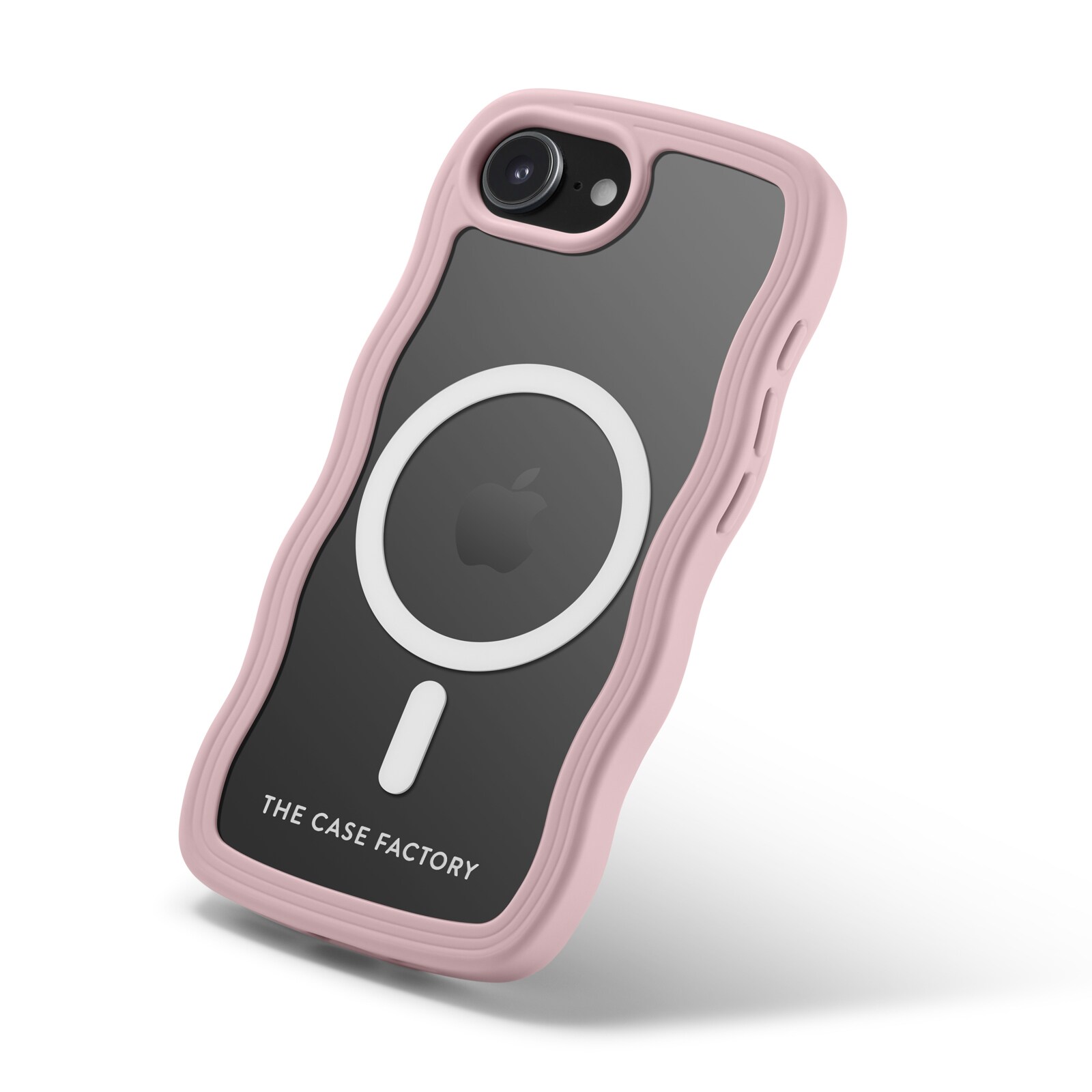 iPhone 16e The Wave Magnetic Case, Lyserød