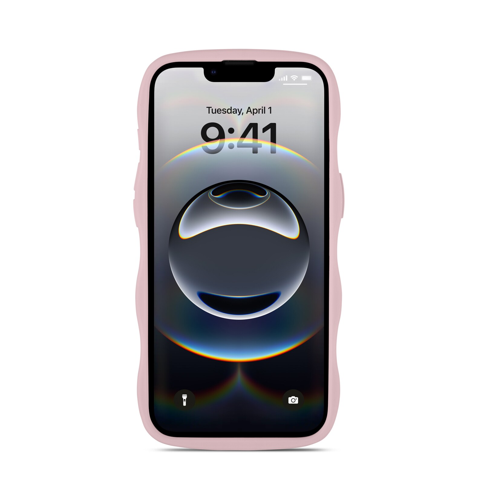 iPhone 16e The Wave Magnetic Case, Lyserød