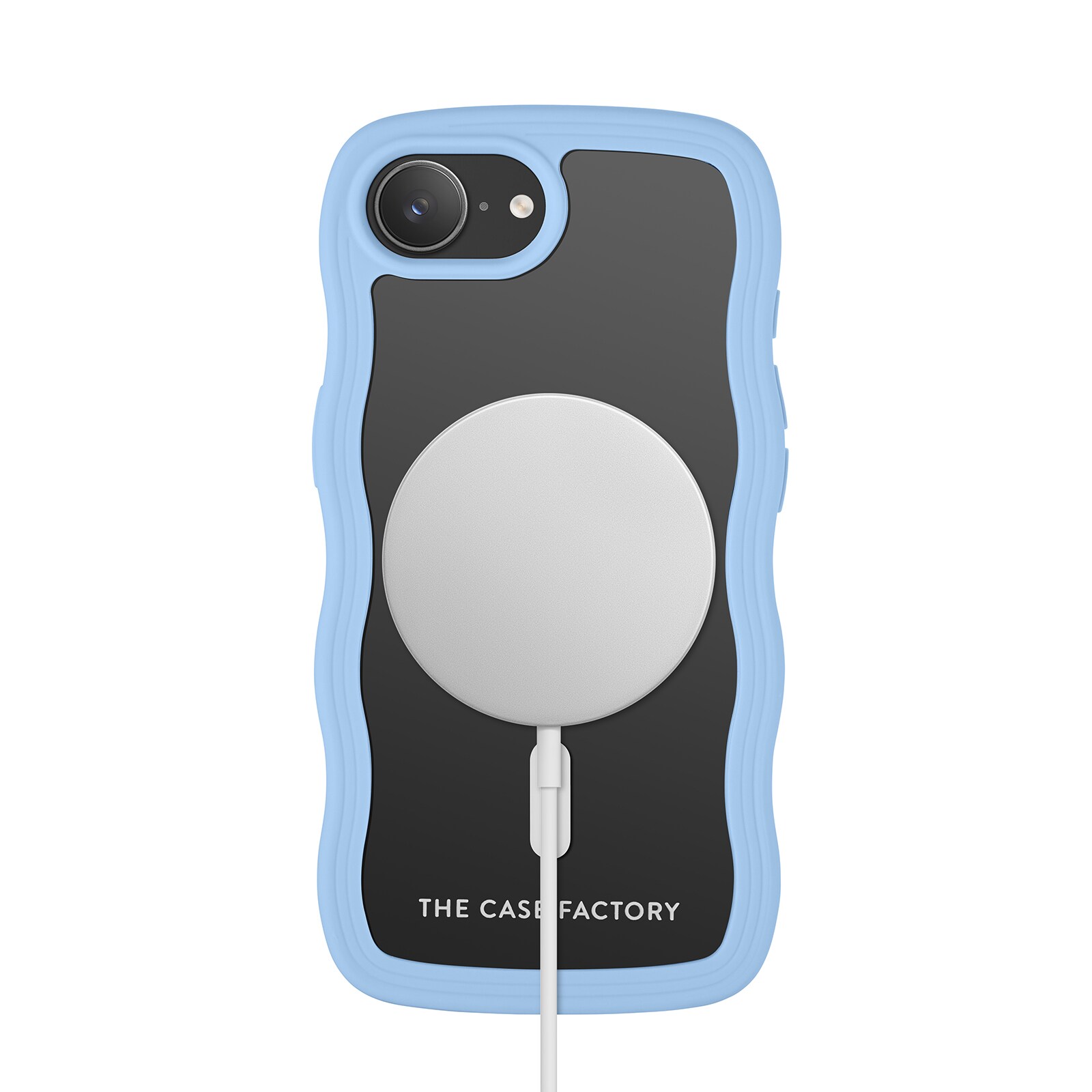 iPhone 16e The Wave Magnetic Case, Blå