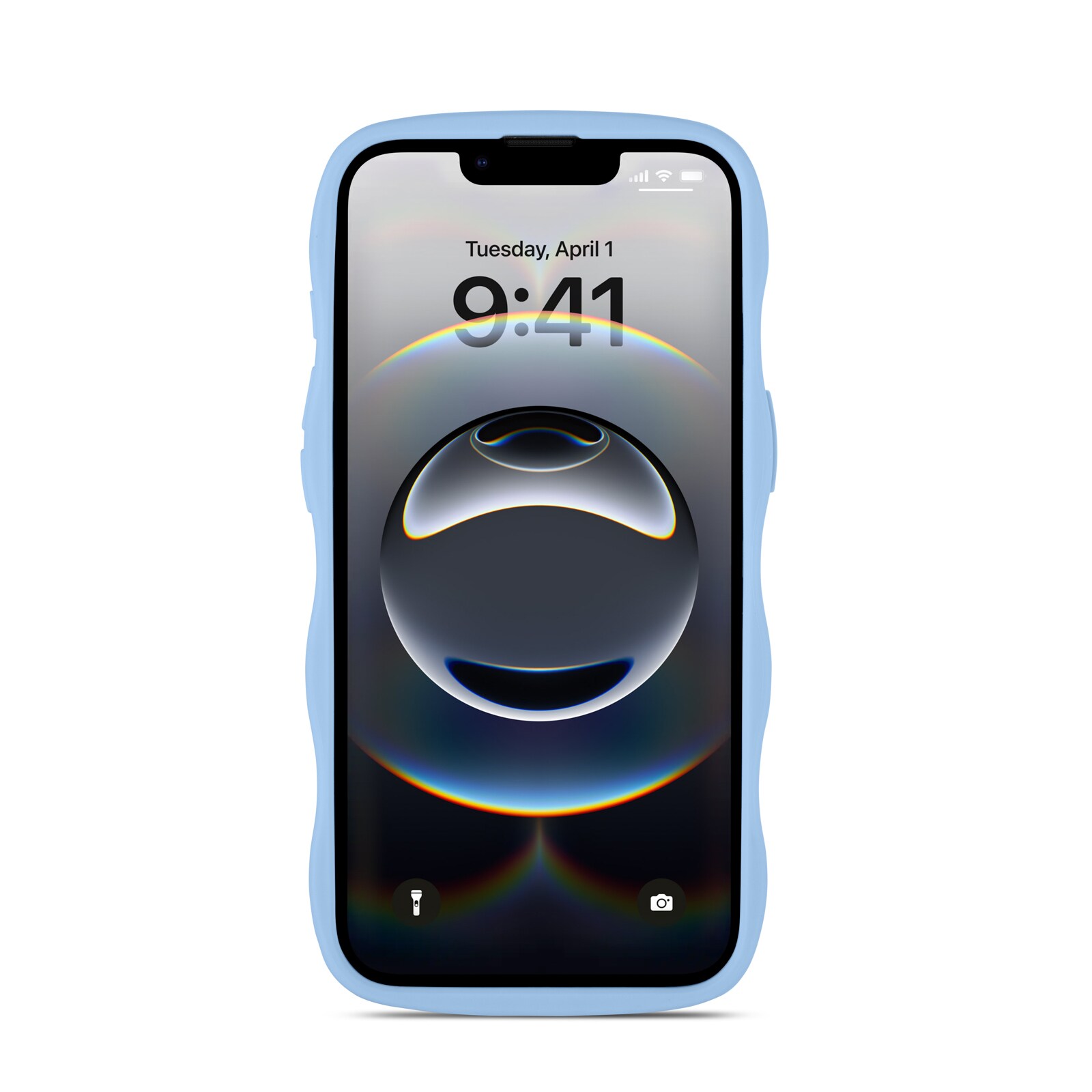 iPhone 16e The Wave Magnetic Case, Blå