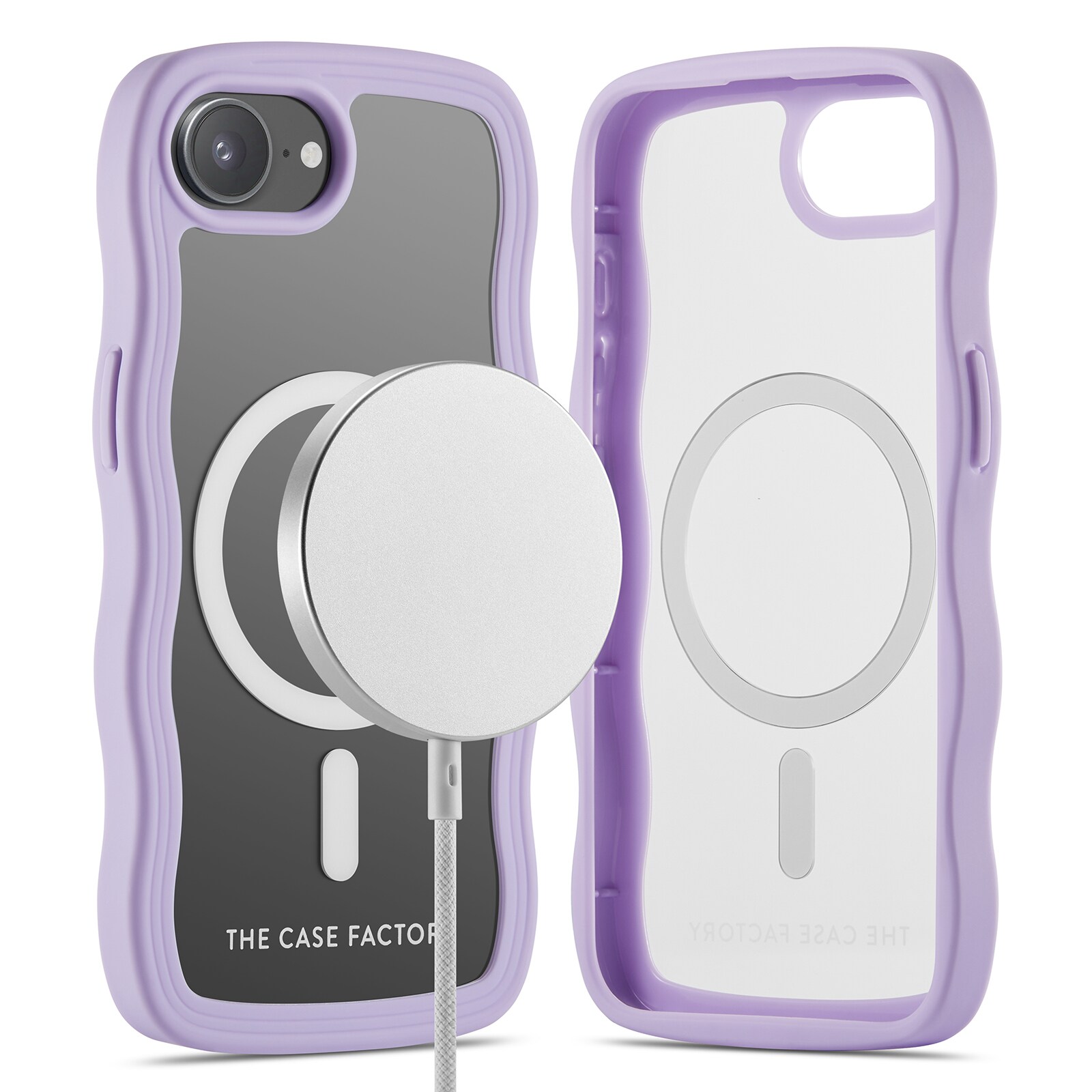 iPhone 16e The Wave Magnetic Case, Lilla
