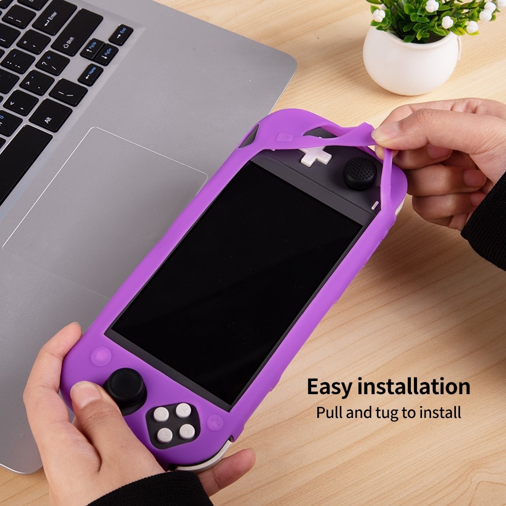Nintendo Switch Lite Stødabsorberende silikonecover, Sort