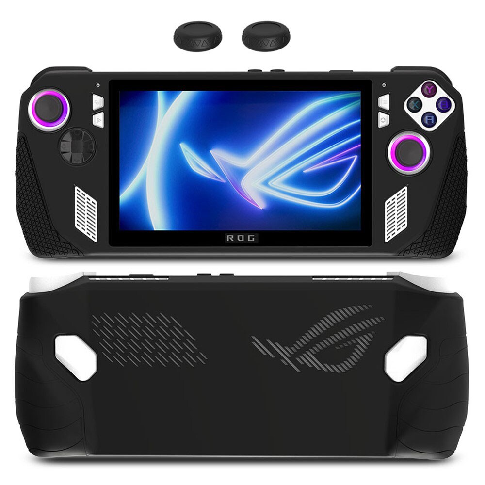 Asus ROG Ally silikonecover med tommelfingergreb, Sort