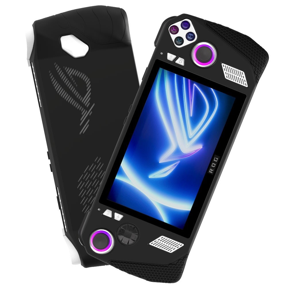 Asus ROG Ally silikonecover med tommelfingergreb, Sort