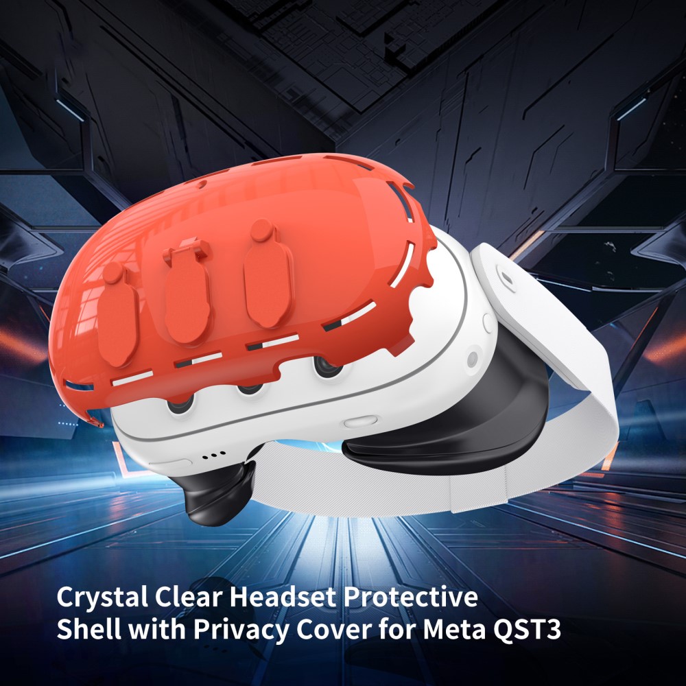 Meta Quest 3 VR beskyttende hardcase, Gennemsigtig