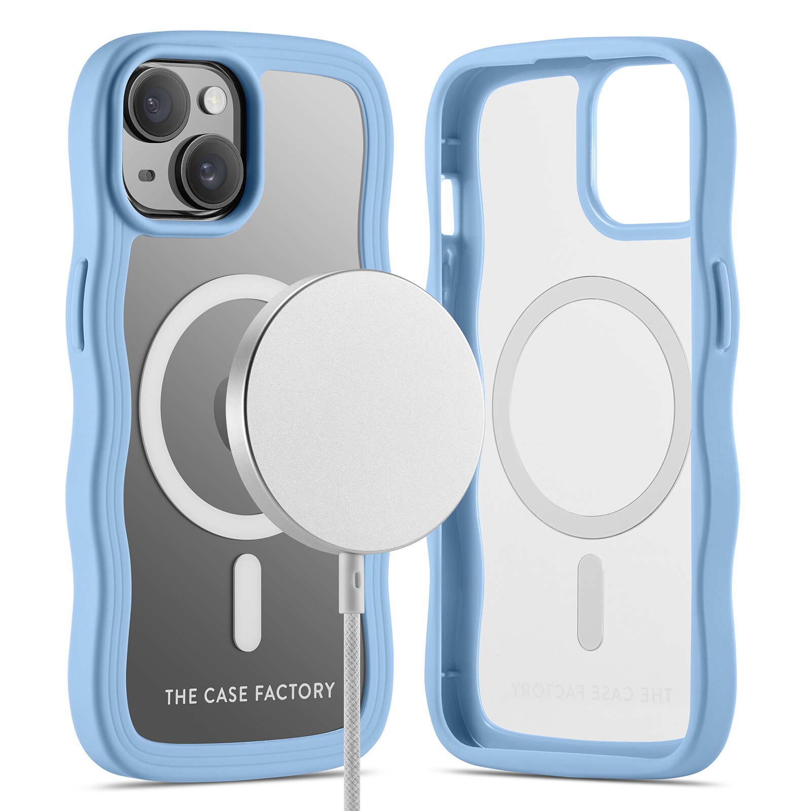iPhone 13 The Wave Magnetic Case, Blå
