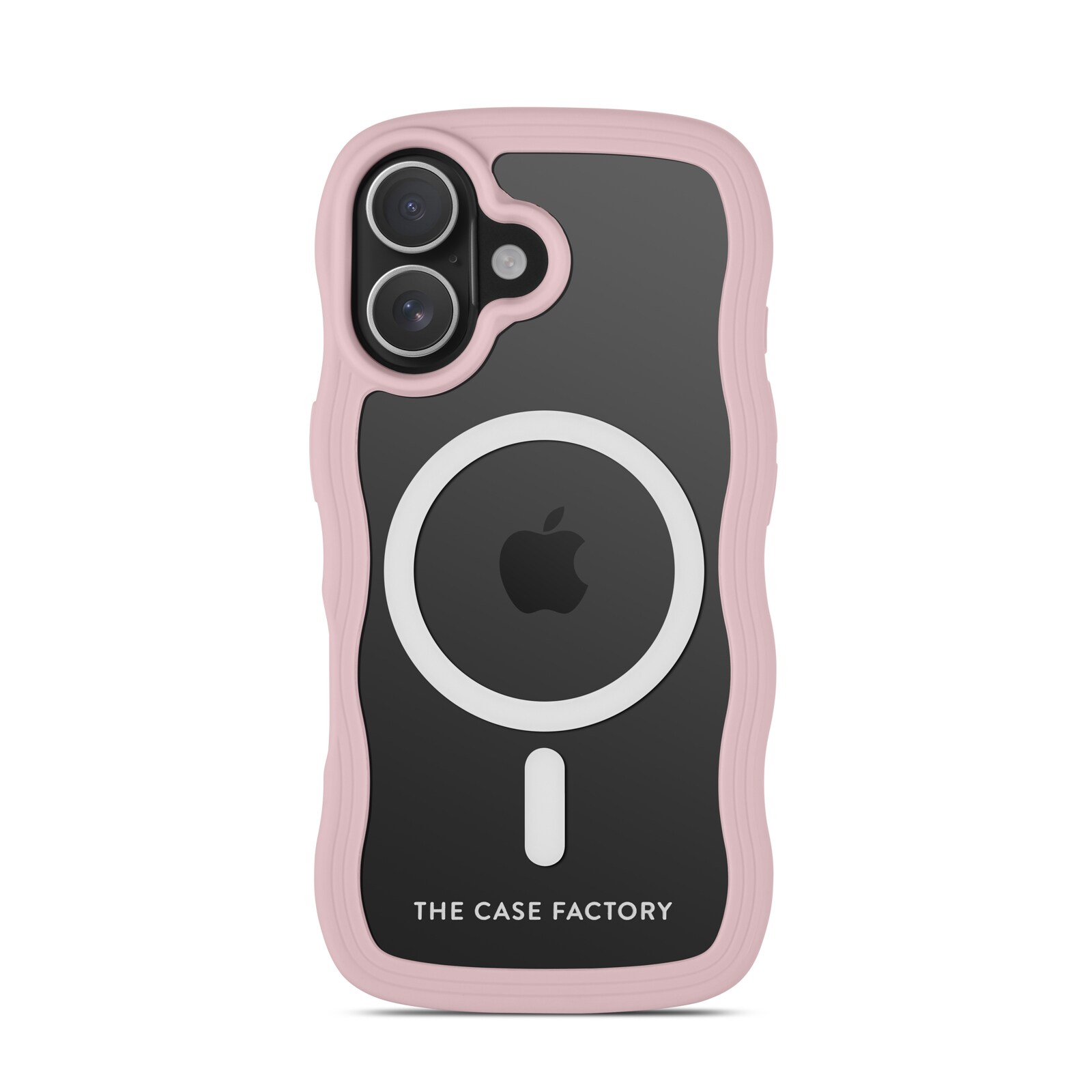 iPhone 16 The Wave Magnetic Case, Lyserød