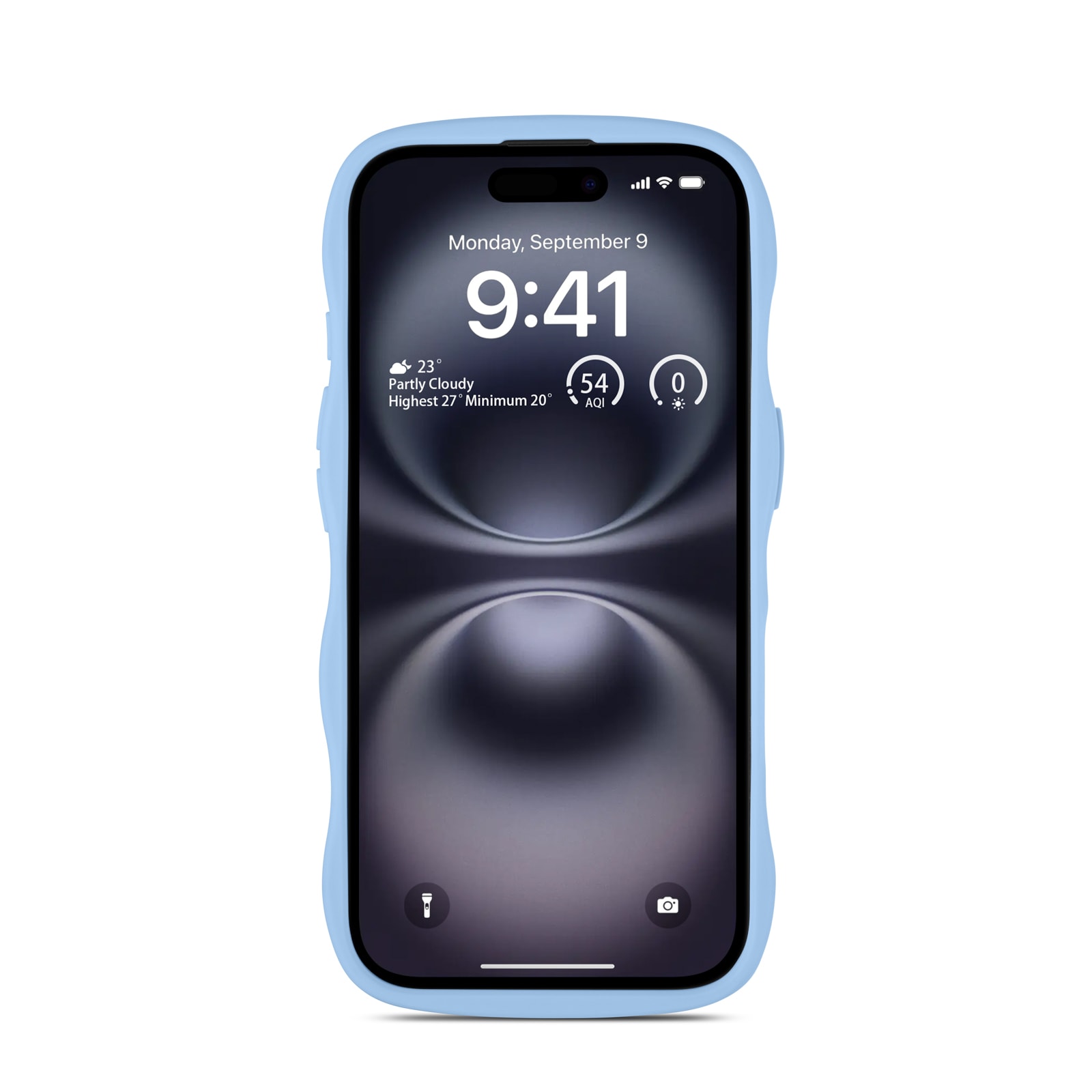 iPhone 16 The Wave Case, Blå