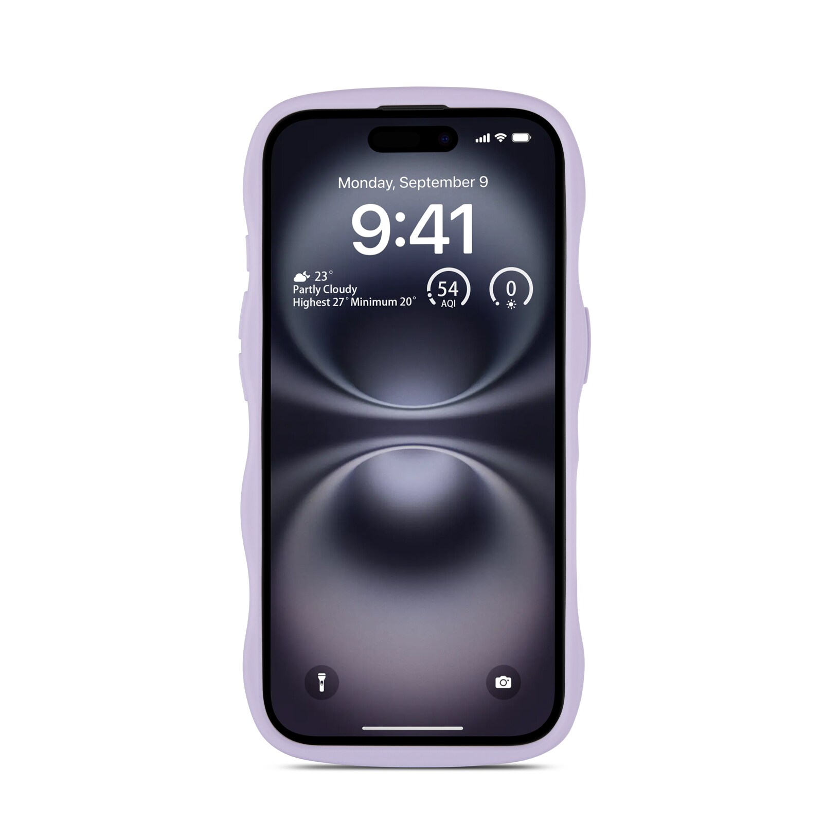 iPhone 16 The Wave Case, Lilla