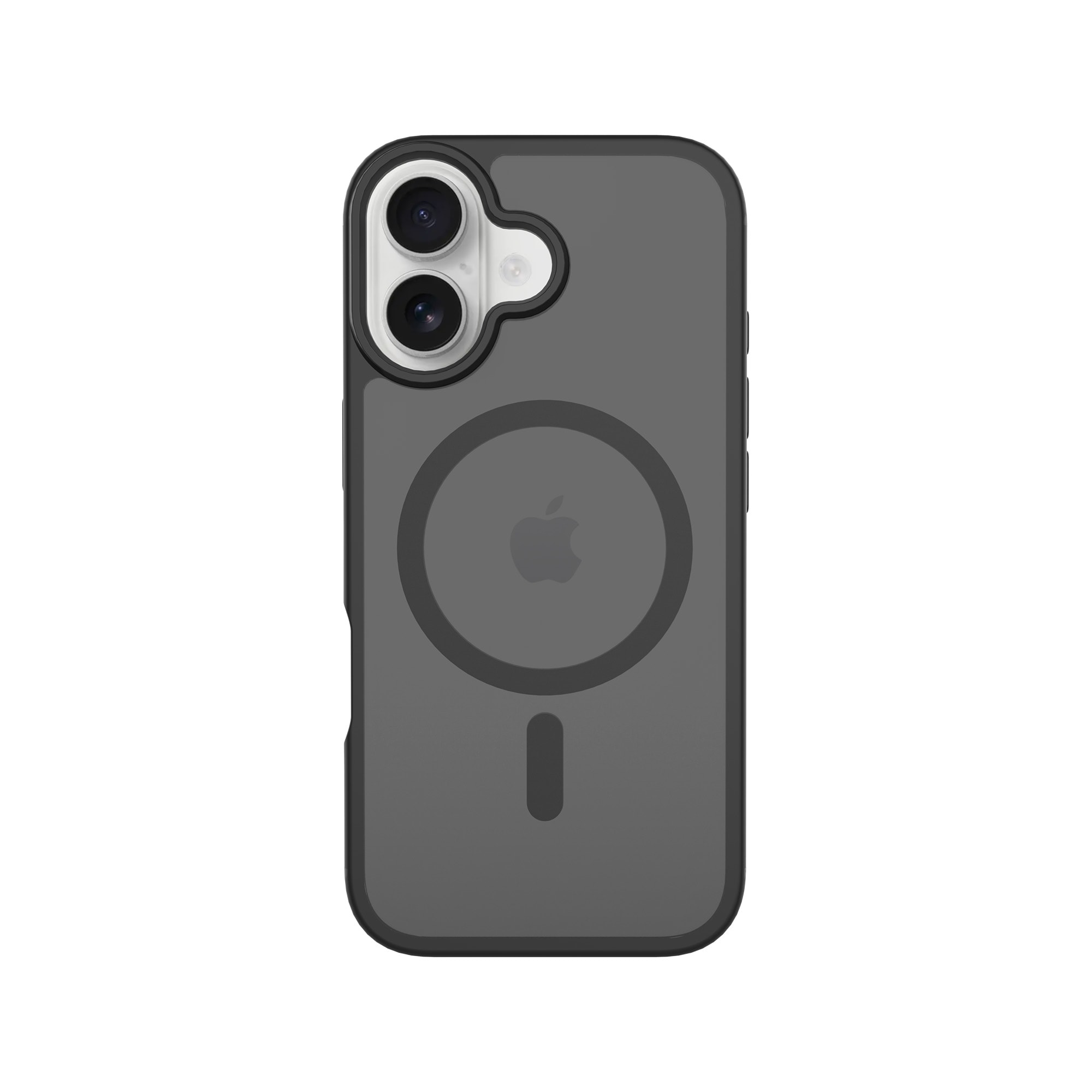 iPhone 17 Hybrid-cover magnetisk, Frosted Black